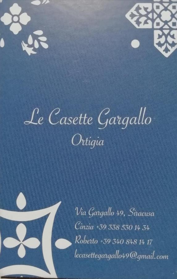 Le Casette Gargallo 1 - Ortigia Syracuse Extérieur photo